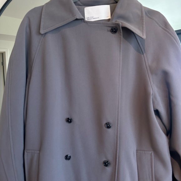 Oak and fort oversized trench coat in color gargoyle - Picture 3 of 5